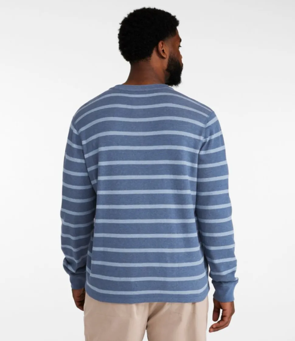 Online L.L.Bean "Men's Bean's Vintage Soft Knit Henley, Stripe"