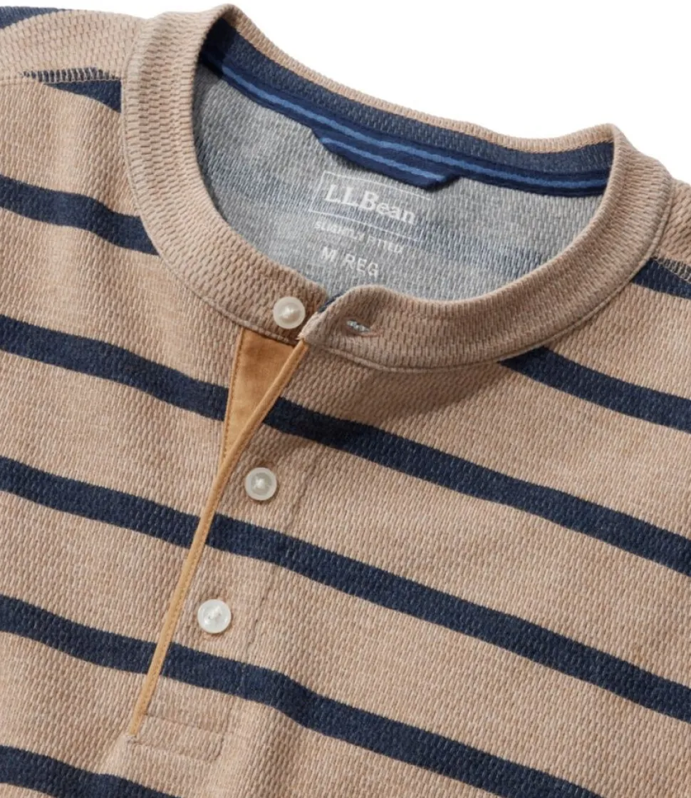 Online L.L.Bean "Men's Bean's Vintage Soft Knit Henley, Stripe"
