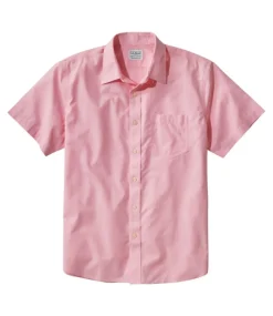 Store L.L.Bean "Men's Bean's Wrinkle-Free Everyday Shirt, Traditional Untucked Fit, Short-Sleeve" SunlitCoral