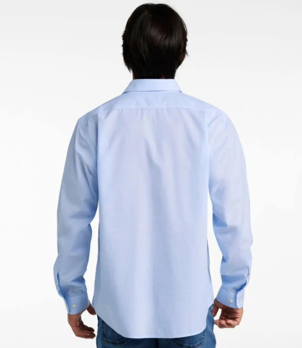 Sale L.L.Bean "Men's Bean's Wrinkle-Free Everyday Shirt, Traditional Untucked Fit, Long-Sleeve" DeepOlive