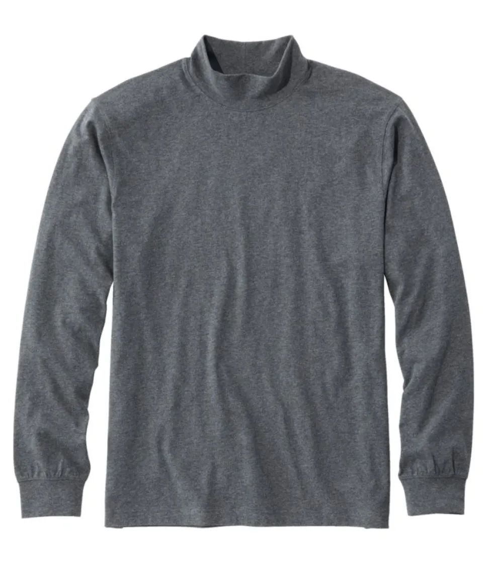 Cheap L.L.Bean "Men's Carefree Unshrinkable Mockneck Shirt"