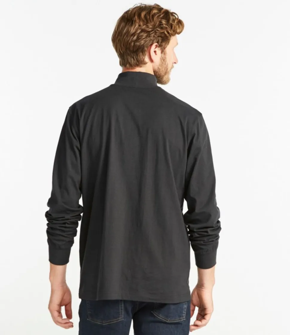 Cheap L.L.Bean "Men's Carefree Unshrinkable Mockneck Shirt"