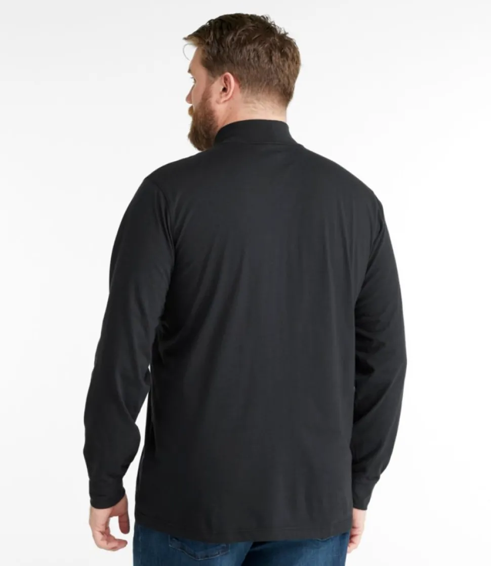 Cheap L.L.Bean "Men's Carefree Unshrinkable Mockneck Shirt"