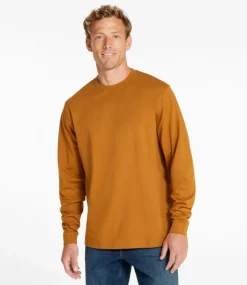 Sale L.L.Bean "Men's Carefree Unshrinkable Tee, Traditional Fit, Long-Sleeve"