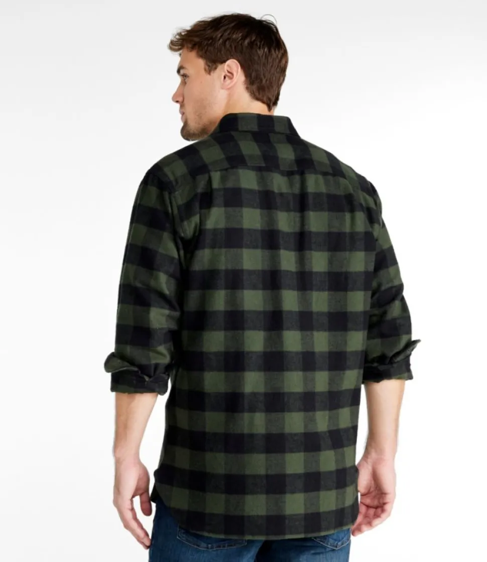 Online L.L.Bean "Men's Chamois Shirt, Slightly Fitted, Plaid"