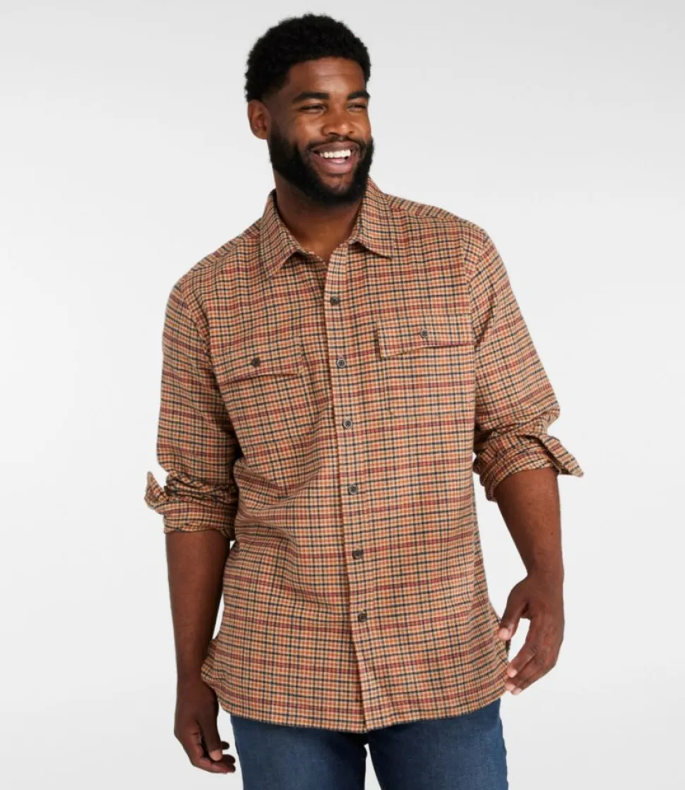Online L.L.Bean "Men's Chamois Shirt, Slightly Fitted, Plaid"