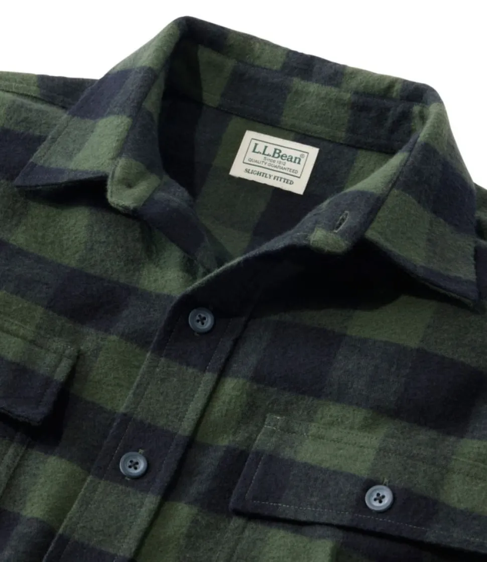 Online L.L.Bean "Men's Chamois Shirt, Slightly Fitted, Plaid"