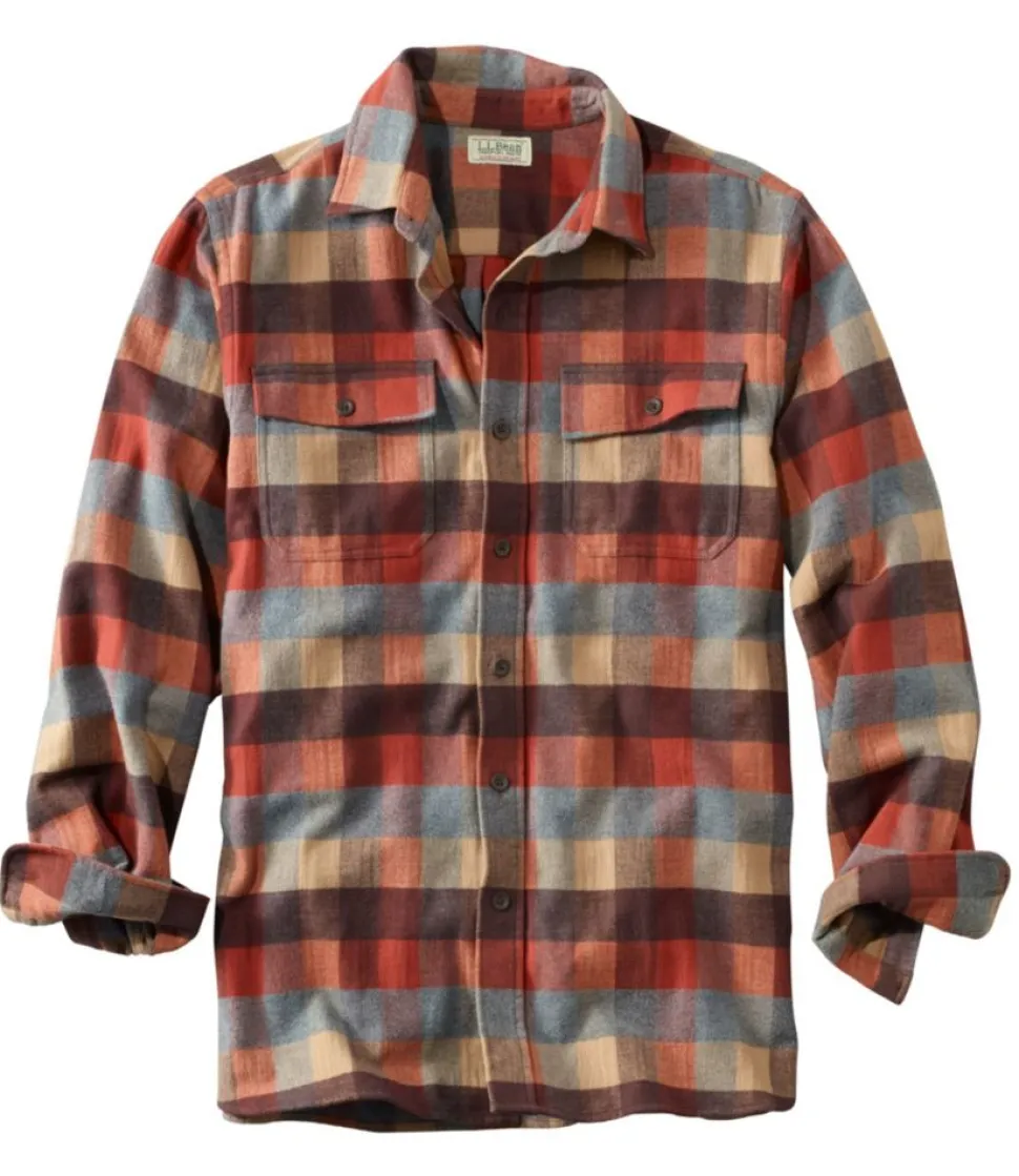 Outlet L.L.Bean "Men's Chamois Shirt, Traditional Fit, Plaid"