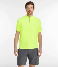 Fashion L.L.Bean "Men's Comfort Cycling Jersey, Short-Sleeve"