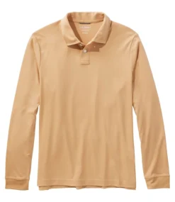 Shop L.L.Bean "Men's Comfort Stretch Performance Polo, Long-Sleeve, Slightly Fitted"
