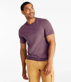Best L.L.Bean "Men's Comfort Stretch Pima Tee Shirt, Short-Sleeve"