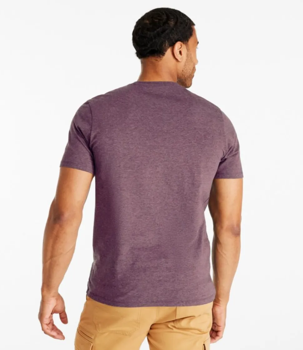 Best L.L.Bean "Men's Comfort Stretch Pima Tee Shirt, Short-Sleeve"
