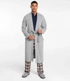 Flash Sale L.L.Bean "Men's Comfort Waffle Robe, Unlined" DeepPort