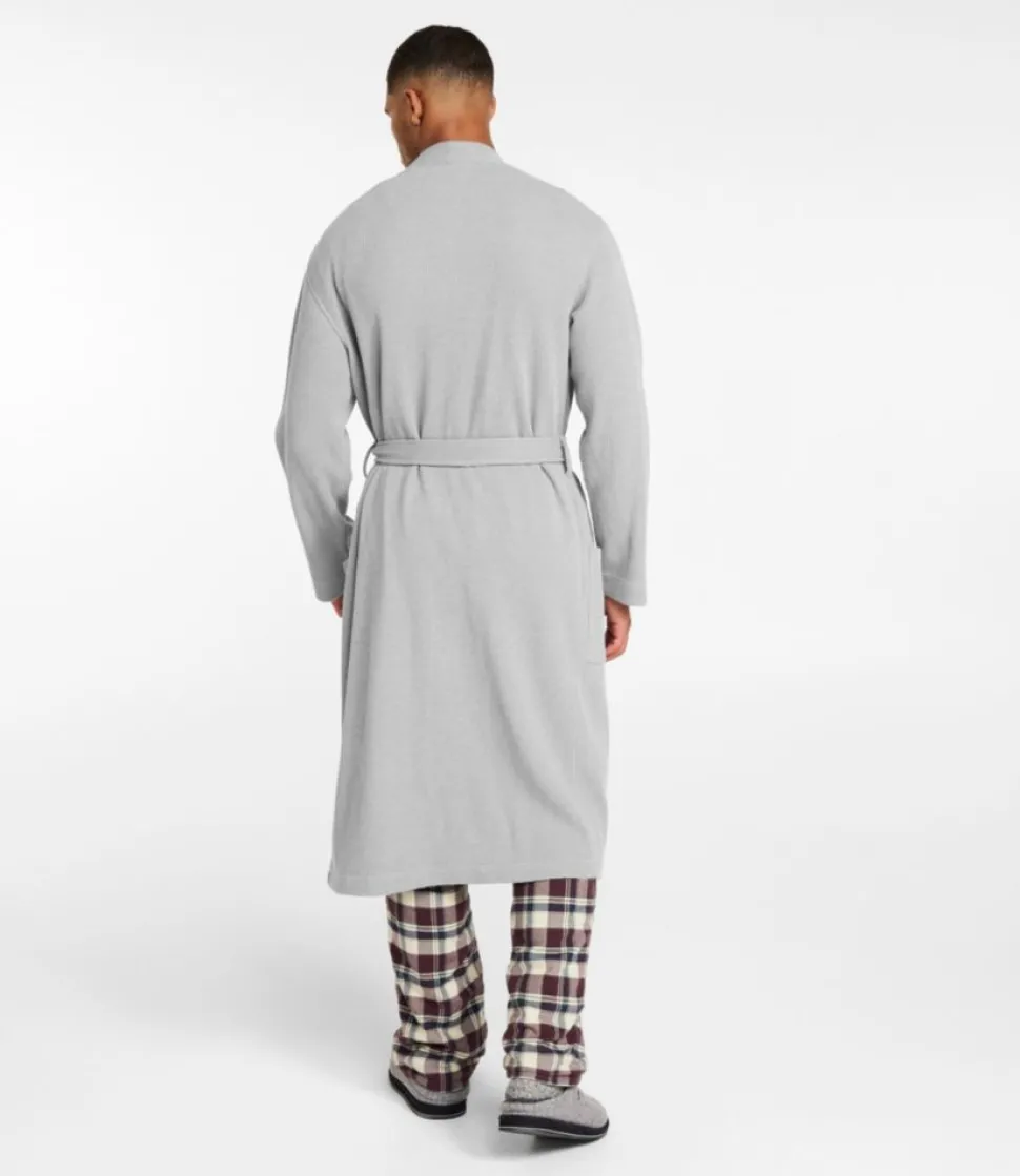 Flash Sale L.L.Bean "Men's Comfort Waffle Robe, Unlined" DeepPort