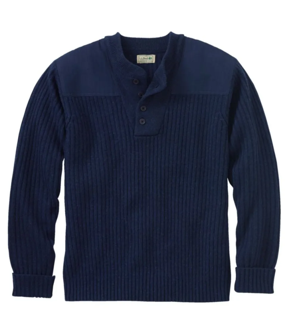 Clearance L.L.Bean "Men's Commando Sweater, Henley"