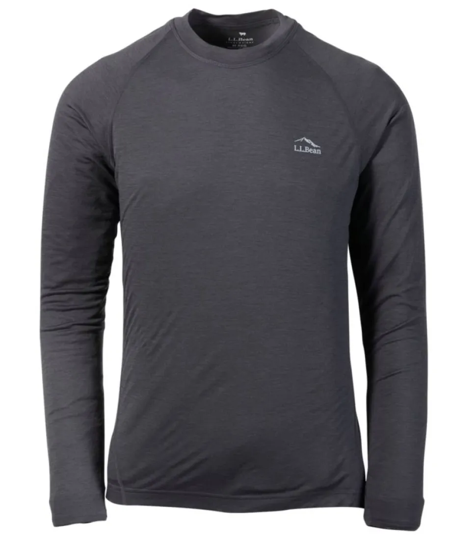 Outlet L.L.Bean "Men's Cresta Ultralight 150 Crew Top" AlloyGray