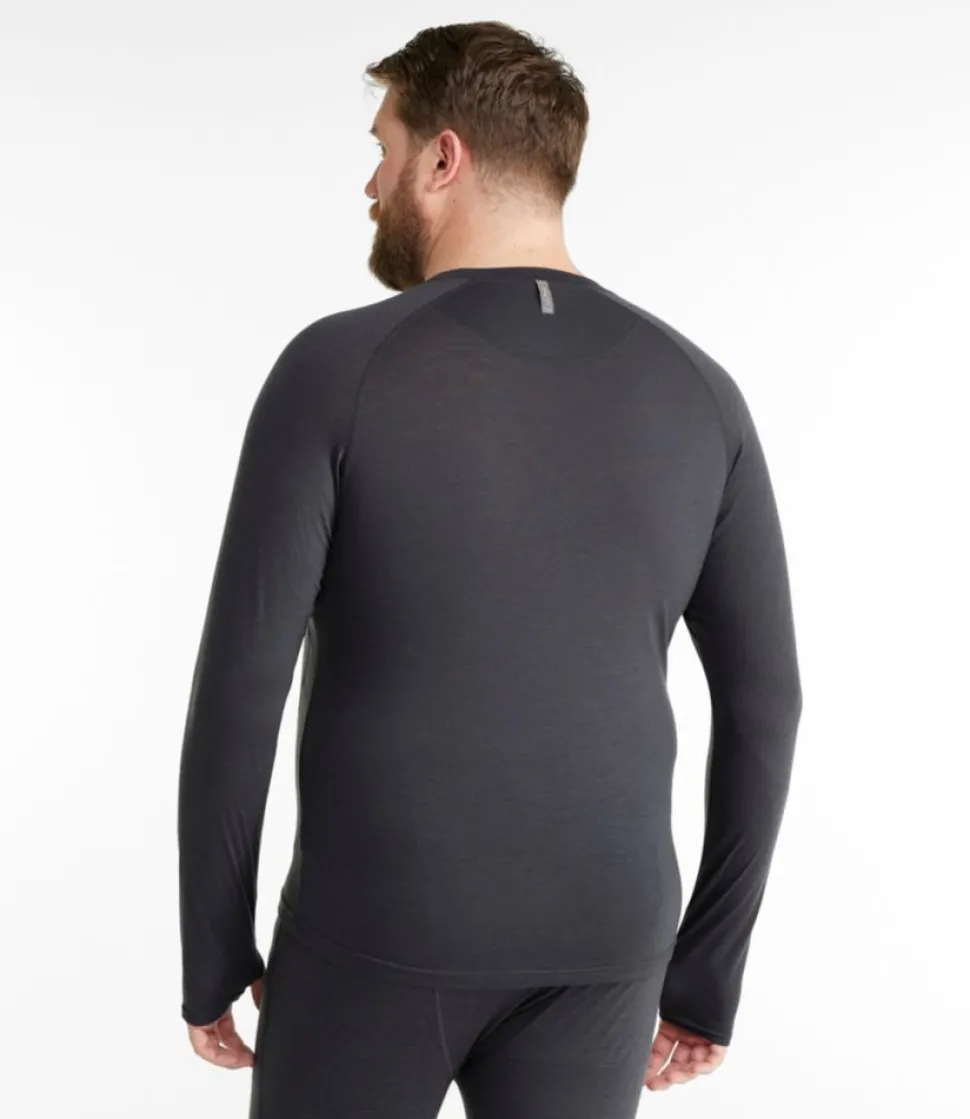 Outlet L.L.Bean "Men's Cresta Ultralight 150 Crew Top" AlloyGray