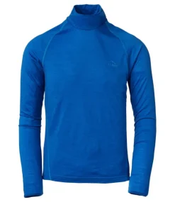 Outlet L.L.Bean "Men's Cresta Ultralight 150 Turtleneck, Stripe" RegattaBlue/GlacierBlue