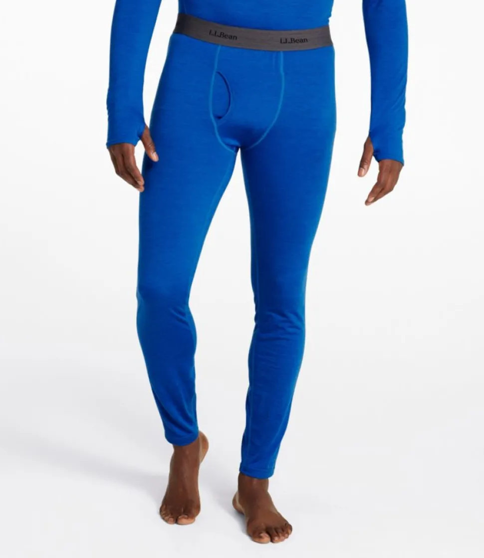 Discount L.L.Bean "Men's Cresta Wool Ultralight 150 Pant, Stripe" RegattaBlue/GlacierBlue