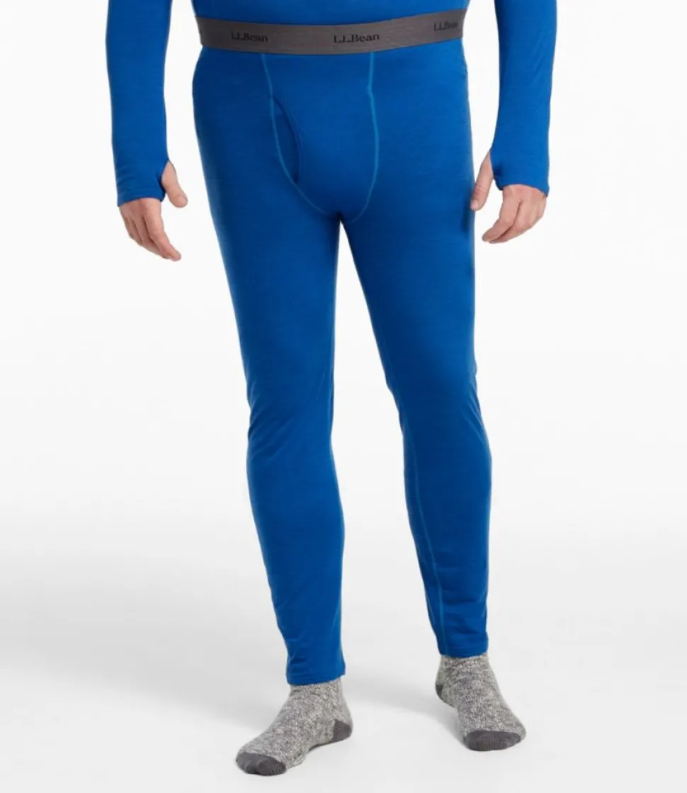 Discount L.L.Bean "Men's Cresta Wool Ultralight 150 Pant, Stripe" RegattaBlue/GlacierBlue