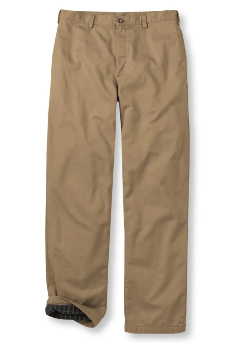 Store L.L.Bean "Men's Double L® Chinos, Natural Fit, Plain Front, Flannel-Lined"