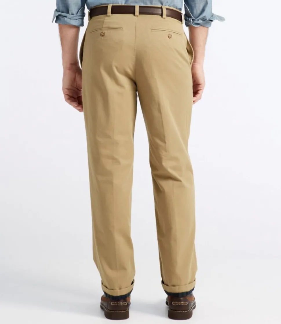 Store L.L.Bean "Men's Double L® Chinos, Natural Fit, Plain Front, Flannel-Lined"