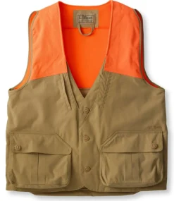 Best Sale L.L.Bean "Men's Double L® Upland Hunter's Vest, Nylon" DarkKhaki/HunterOrange