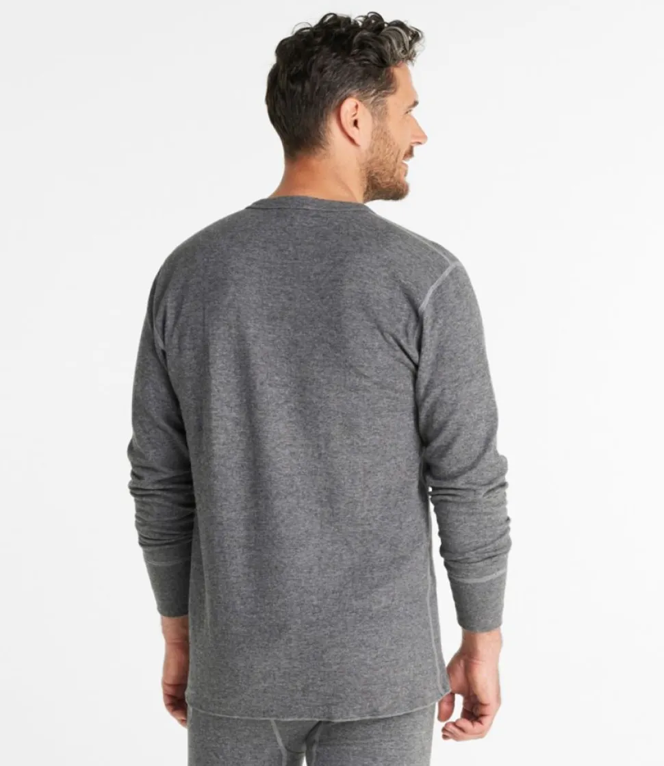 Best Sale L.L.Bean "Men's Double-Layer Underwear, Crewneck"