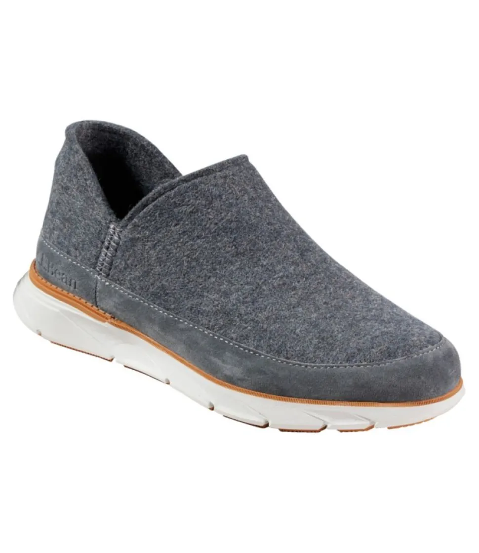 New L.L.Bean "Men's Downeast Slip-Ons, Wool"