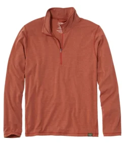 Hot L.L.Bean "Men's Everyday SunSmart® Tee, Long-Sleeve Quarter-Zip"