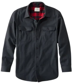 Best L.L.Bean "Men's Flannel-Lined Hurricane Shirt"