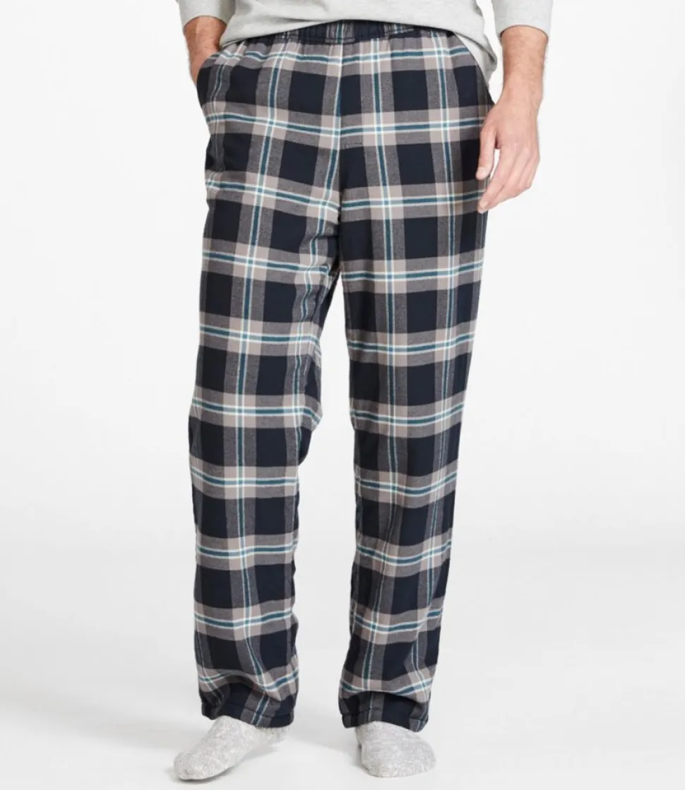 Store L.L.Bean "Men's Fleece-Lined Flannel Lounge Pants"