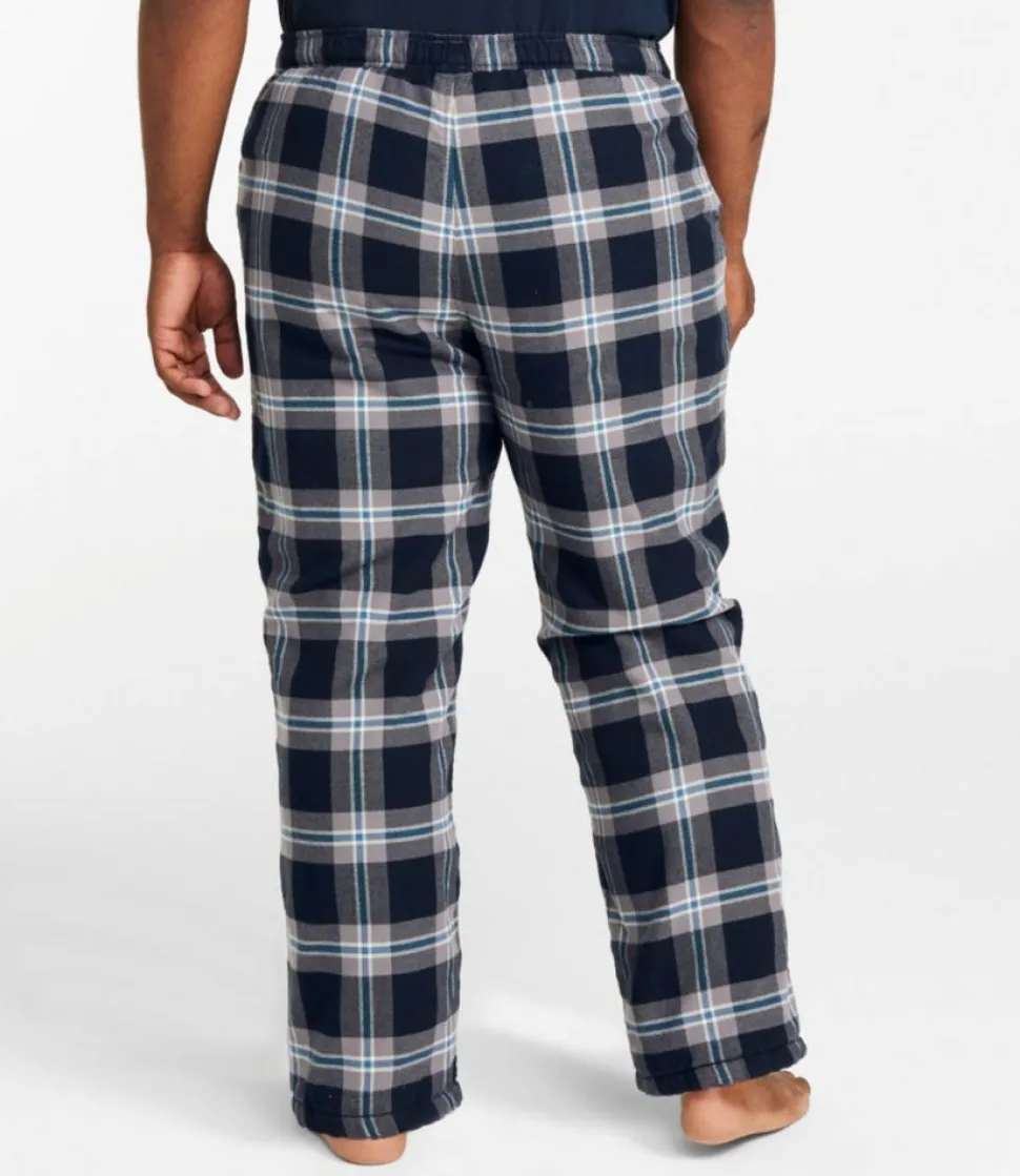 Store L.L.Bean "Men's Fleece-Lined Flannel Lounge Pants"