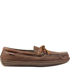 Sale L.L.Bean "Men's Handsewn Slippers, Flannel-Lined"