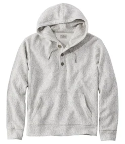 Shop L.L.Bean "Men's Heritage Marled Fleece Henley Hoodie"
