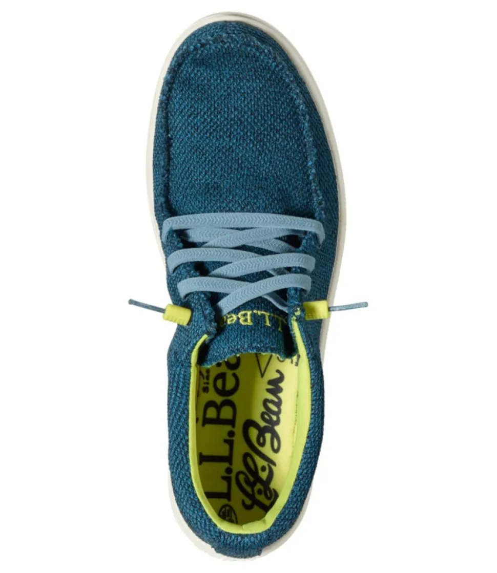 Hot L.L.Bean "Men's Higgins Beach 4-Eye Slip-Ons, Fabric"