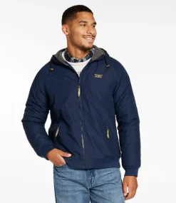 Flash Sale L.L.Bean "Men's Insulated 3-Season Bomber Hooded Jacket"
