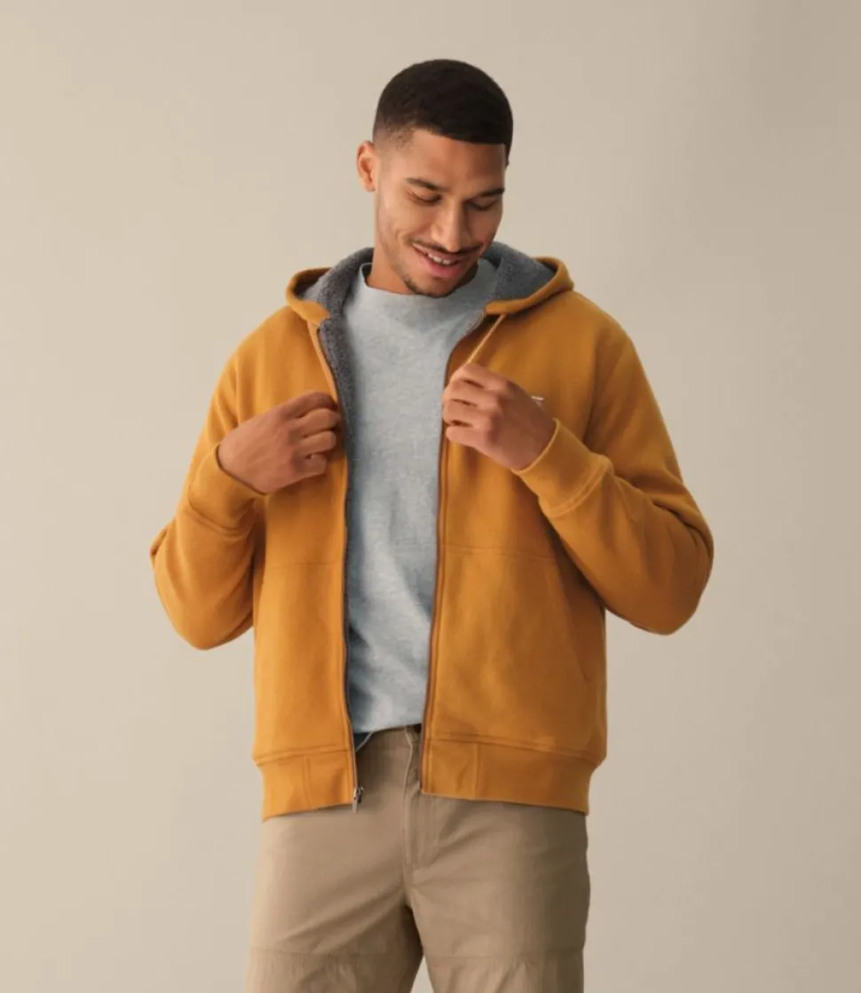 Best Sale L.L.Bean "Men's Katahdin Iron Works® Hooded Sweatshirt, Fleece-Lined"