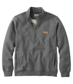 Fashion L.L.Bean "Men's Katahdin Iron Works® Half-Zip Sweatshirt, Utility"