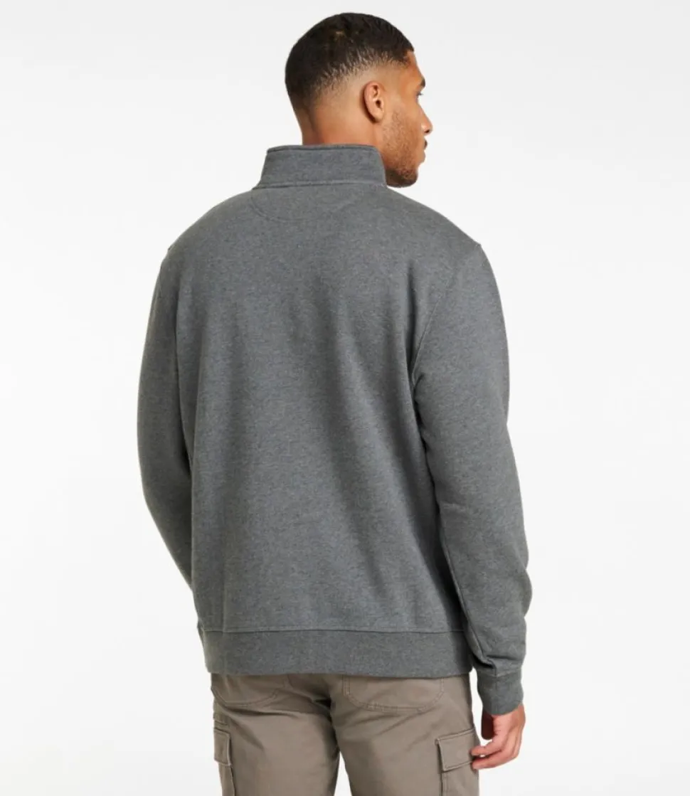 Fashion L.L.Bean "Men's Katahdin Iron Works® Half-Zip Sweatshirt, Utility"