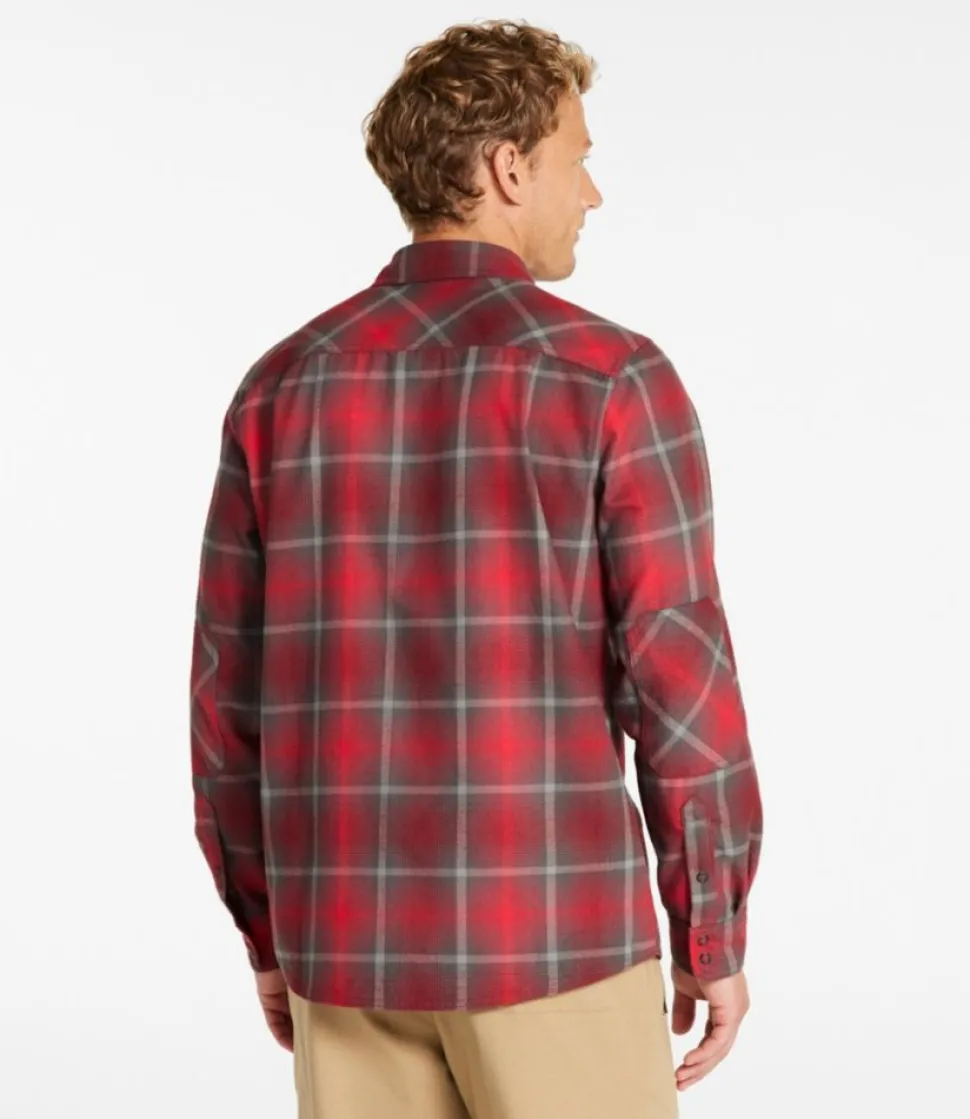Fashion L.L.Bean "Men's Katahdin Performance Flannel Shirt, Slightly Fitted"