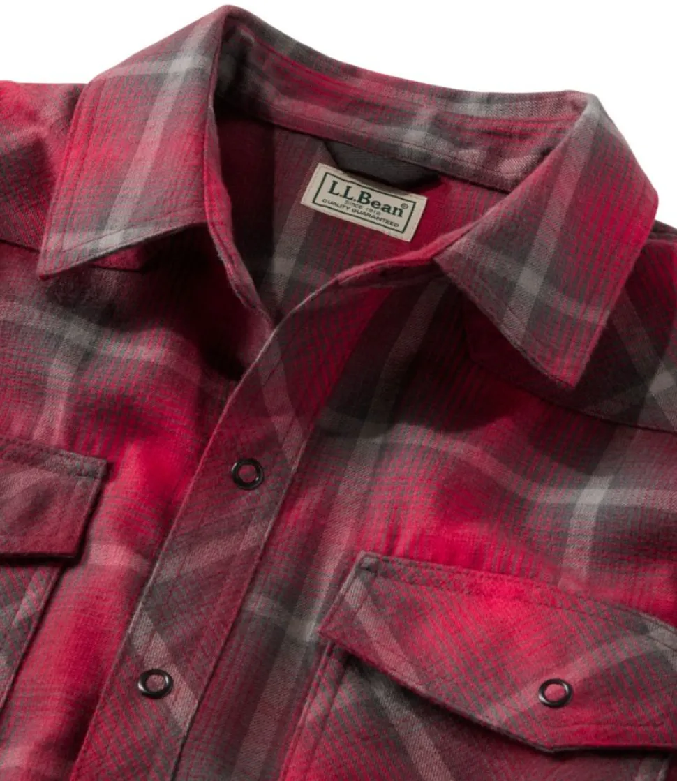 Fashion L.L.Bean "Men's Katahdin Performance Flannel Shirt, Slightly Fitted"