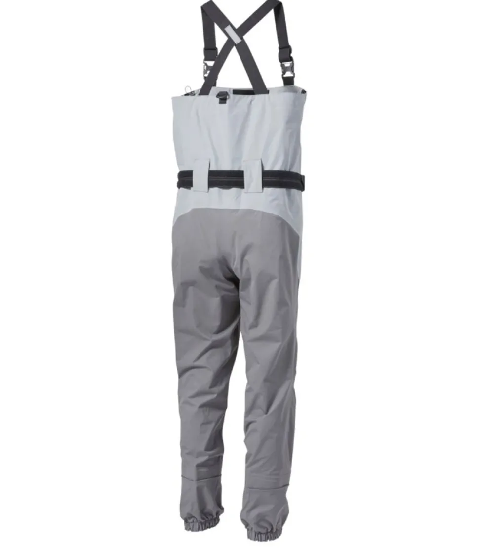 New L.L.Bean "Men's Kennebec Stockingfoot Waders with Super Seam" MineralGray/Asphalt