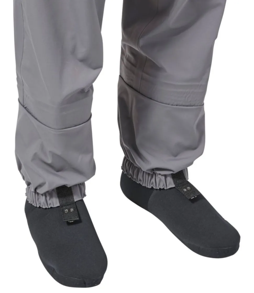 New L.L.Bean "Men's Kennebec Stockingfoot Waders with Super Seam" MineralGray/Asphalt