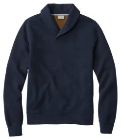 Flash Sale L.L.Bean "Men's Lakewashed Double-Knit Pullover, Shawl Collar"