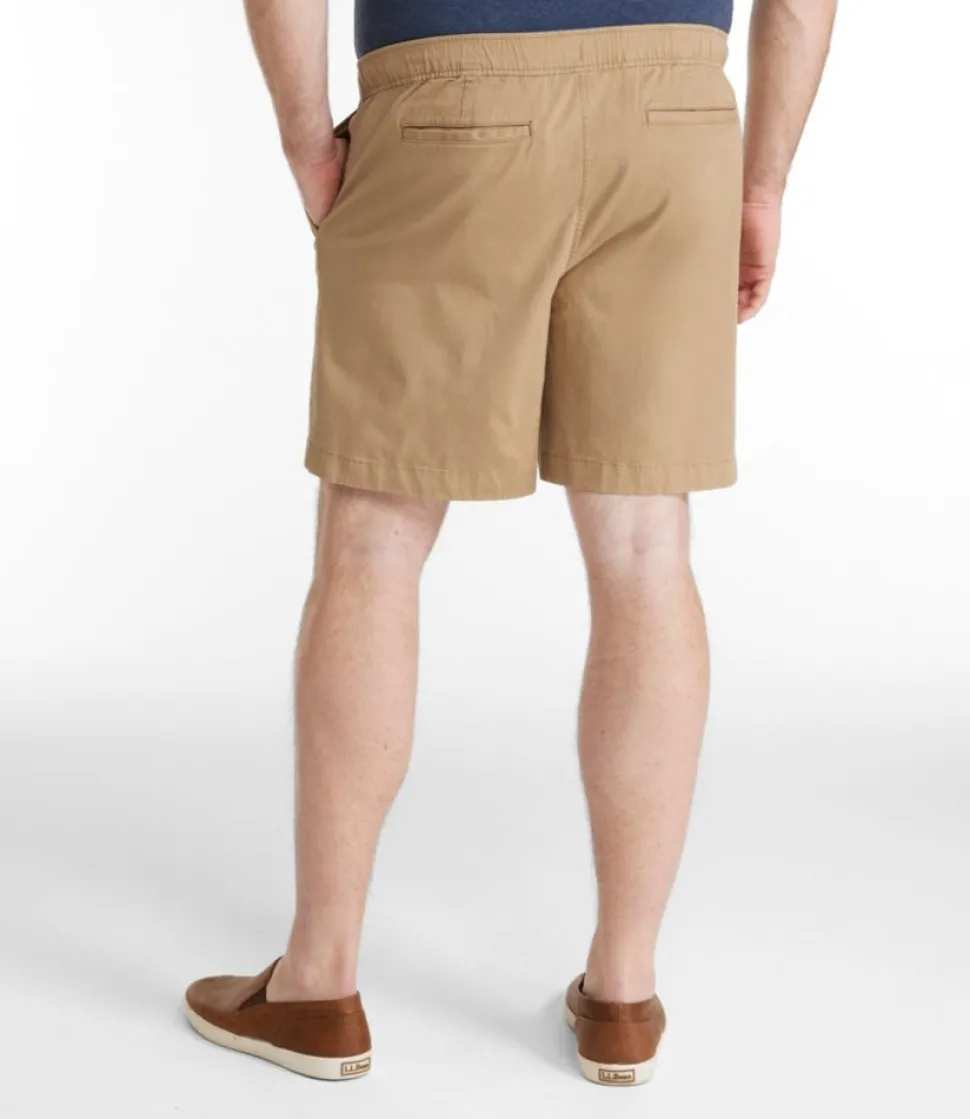 Flash Sale L.L.Bean "Men's Lakewashed Stretch Khaki Shorts, Pull-On, 8""