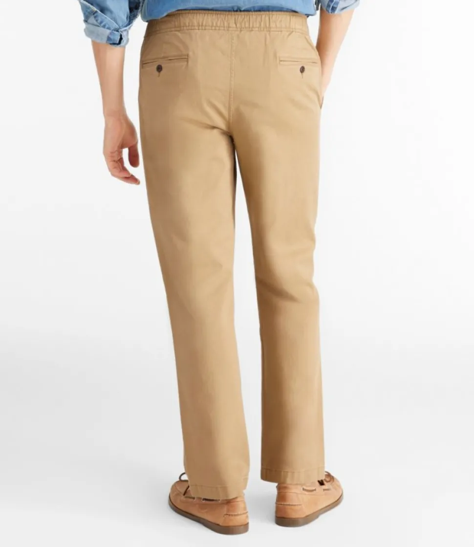 Cheap L.L.Bean "Men's Lakewashed® Stretch Khakis, Comfort Waist, Standard Fit, Straight Leg"