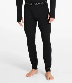 Shop L.L.Bean "Men's Heavyweight Base Layer Pant" MidnightBlack