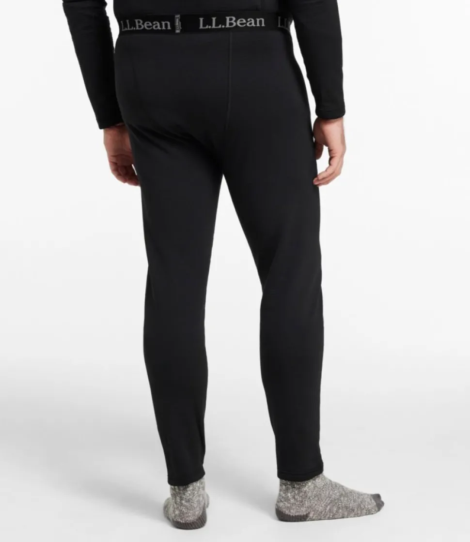 Shop L.L.Bean "Men's Heavyweight Base Layer Pant" MidnightBlack