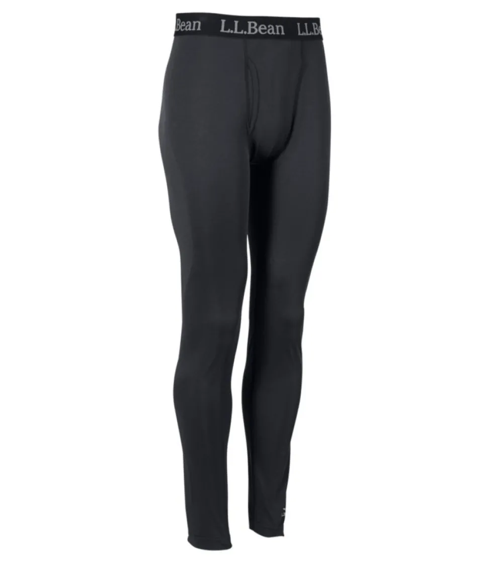 New L.L.Bean "Men's Lightweight Base Layer Pants" Black